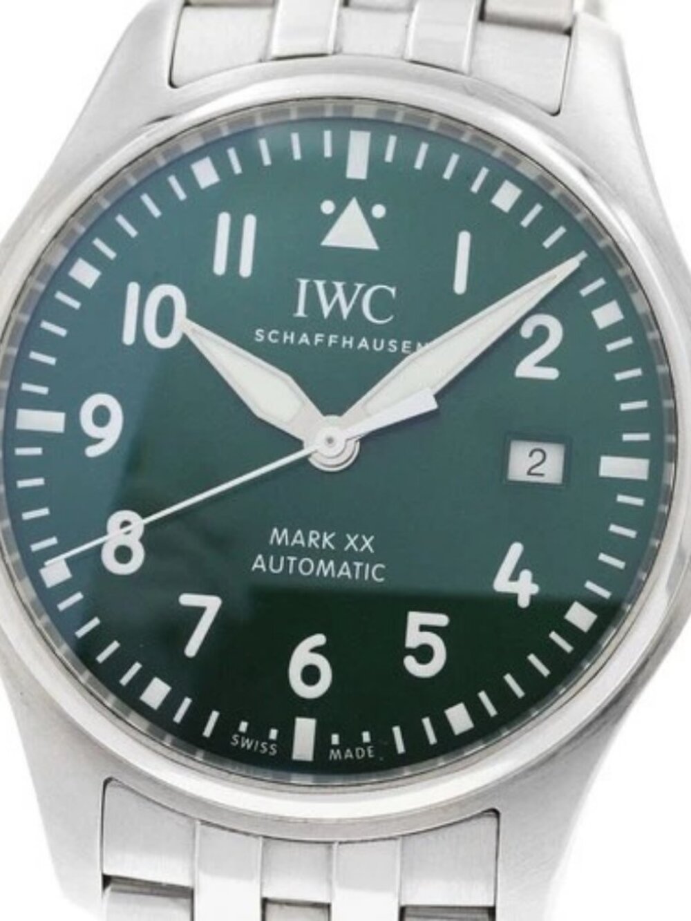 IWC SCHAFFHAUSEN Pilot's Watch Mark XX IW328206 Green dial Men's Watch_920754